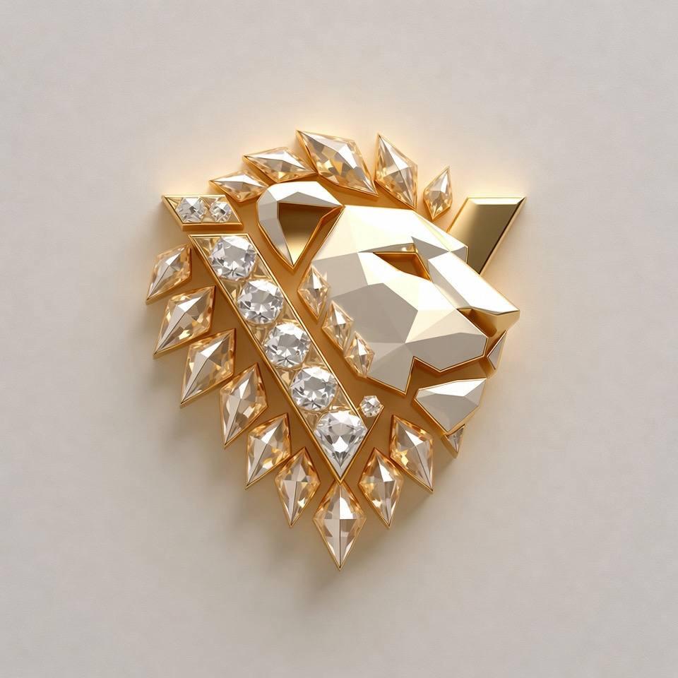 Citrine Brooch